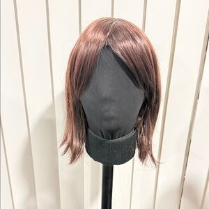 Human Hair Elegant Brown Women's Wig